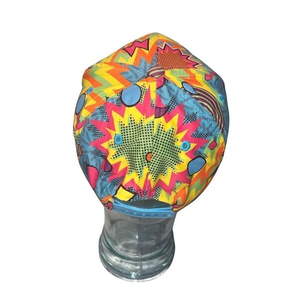 New DC Comics Superman Retro 1980s Colors Explosion Adjustable Snapback Hat - Picture 3 of 8